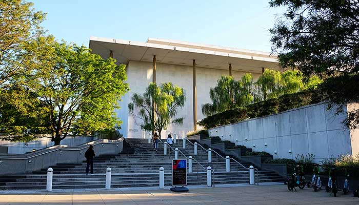The exterior of the Kennedy Center in Washington, DC, US, August 22, 2025. — Reuters