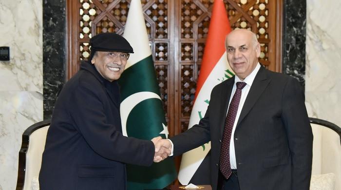 Pakistan President arrives in Baghdad for high-level talks with Iraqi leadership