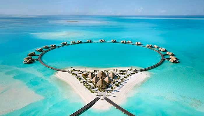 An ariel view of super luxurious villas Ritz-Carlton Reserves Residence. — Daily Mail