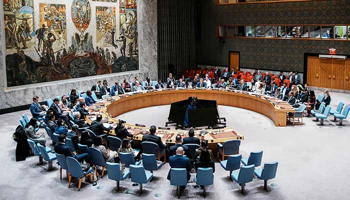 United States Ambassador to the United Nations Mike Waltz addresses a Security Council meeting to discuss ongoing US aggression against Venezuela, at UN headquarters in New York City, US, December 23, 2025. — Reuters