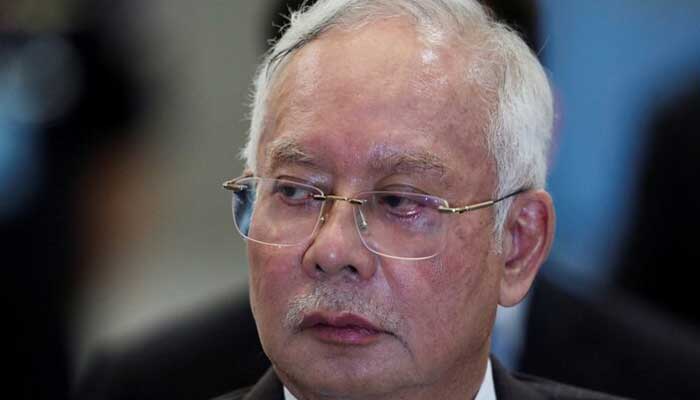 Former Malaysian Prime Minister Najib Razak speaks during a news conference at the Federal Court in Putrajaya, Malaysia. — Reuters/File