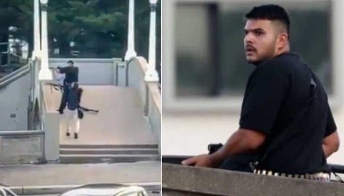 A screengrab showing Bondi beach shooters. — AFP/X/UNCOVERREPORT