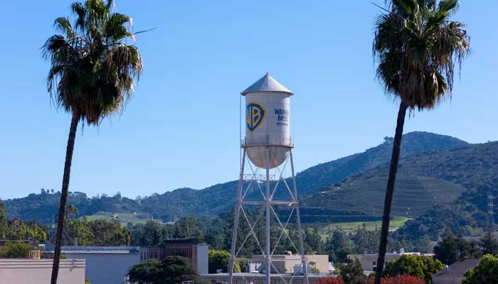 A drone view shows the Warner Bros. studio lot in Burbank, California, US, on December 8, 2025. — Reuters