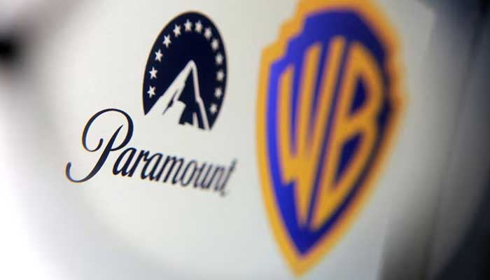Paramount and Warner Bros logos are seen in this illustration taken December 8, 2025. — Reuters