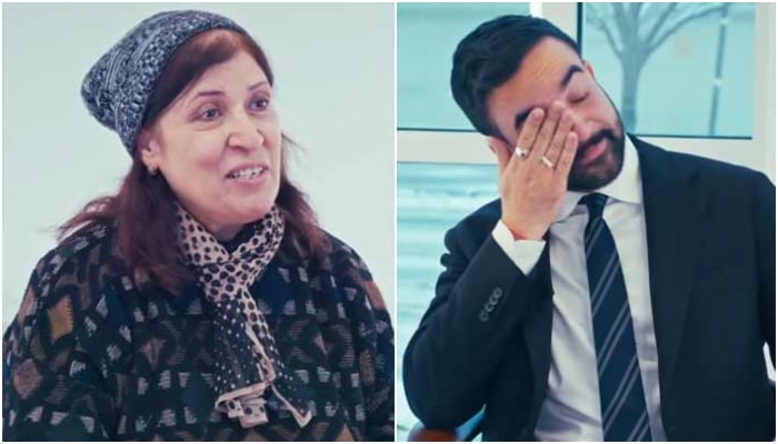 New York Mayor Zohran Mamdani (right) and Pakistani woman Samina (left) talking during a one-on-one meeting session. — Screengrab via YouTube/Zohran Mamdani for NYC