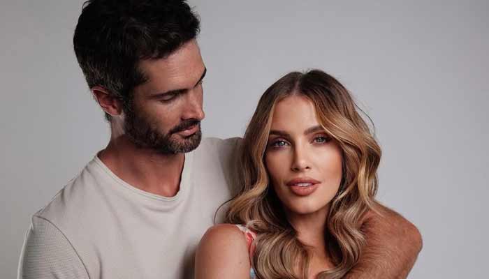 Australian TV host Erin Holland with her spouse, Aussie cricketer Ben Cutting in a n undated image. — Instagram/@Erinholland