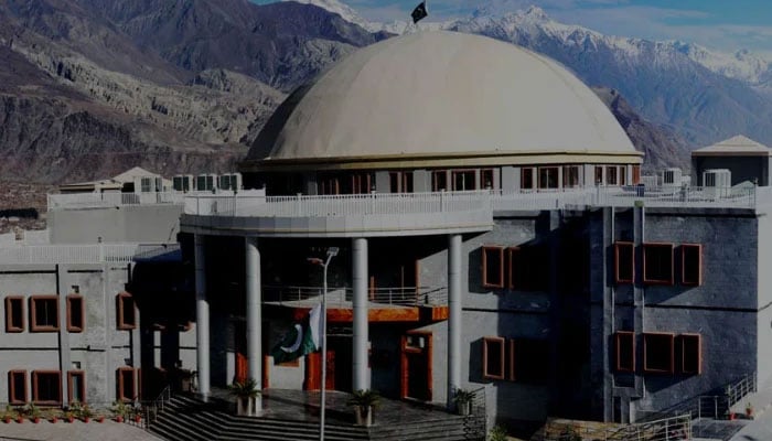 The building of the Gilgit Baltistan assembly is seen in this undated photo. — Gilgit Baltistan website