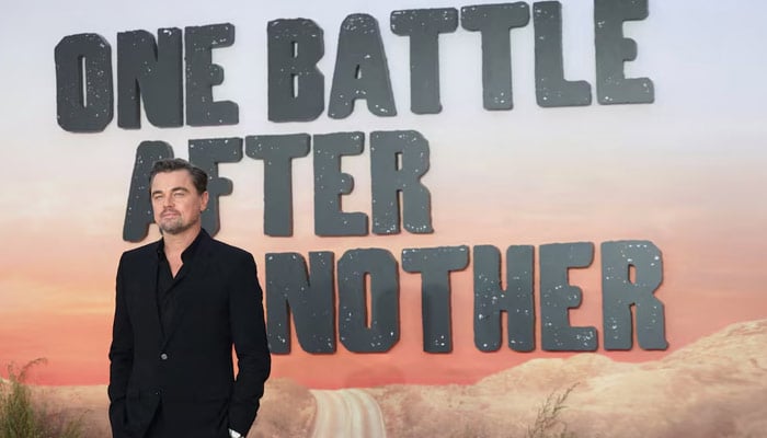 Cast member Leonardo DiCaprio attends the London premiere for the movie One Battle After Another in London, Britain, September 16, 2025. — Reuters