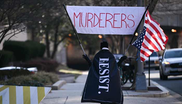 A US Immigration and Customs Enforcement (ICE) agent shot and killed an American woman on the streets of Minneapolis January 7, 2026.— AFP