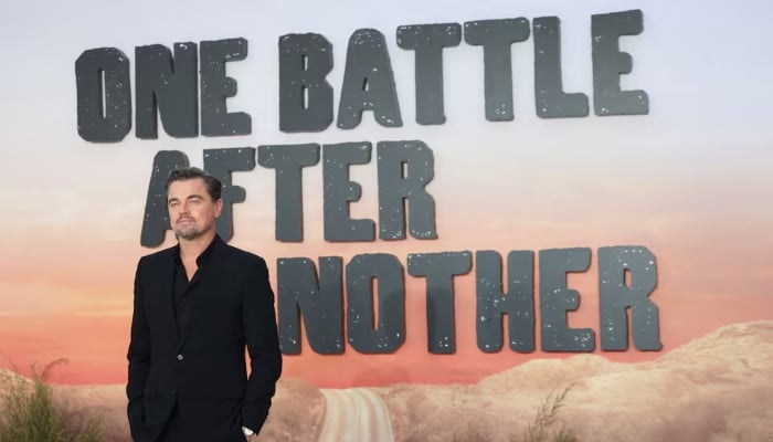 Cast member Leonardo DiCaprio attends the London premiere for the movie One Battle After Another in London, Britain, September 16, 2025. — Reuters