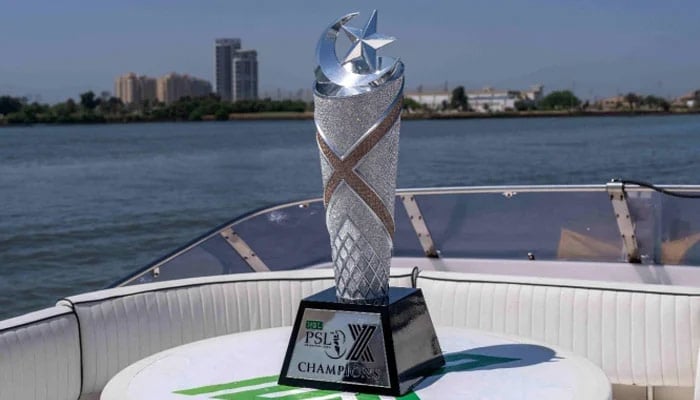 This undated picture shows the Luminara trophy for the PSL 10. — PCB
