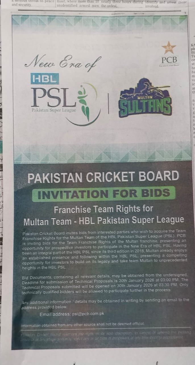 A picture of the PCB ad in a newspaper. — Reporter