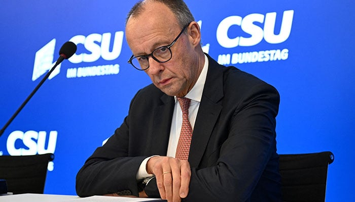 Christian Democratic Union (CDU) leader and German Chancellor Friedrich Merz attends the annual retreat of CSU federal lawmakers in the former monastery in Seeon, Germany, January 8, 2026. — Reuters