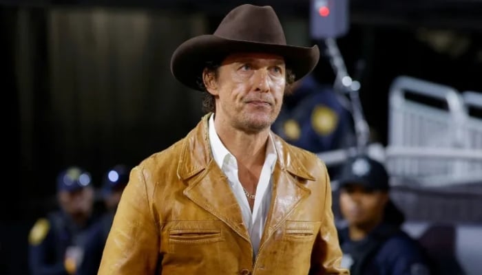 American actor Matthew McConaughey in Athens, Georgia, US, in November 2025. — AFP