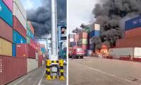 Fire Doused At Karachi Port's KICT Terminal After Coordinated Response
