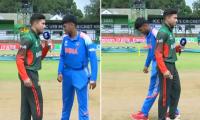 VIDEO: No handshake at toss as India face Bangladesh at U19 World Cup