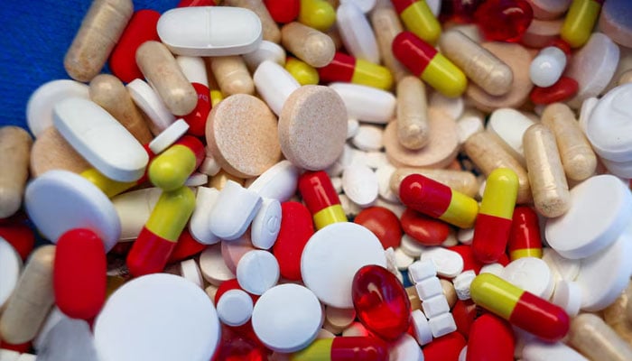 Unused and expired medications, including pills, tablets and capsules, collected for disposal to prevent pharmaceutical pollution, inside a pharmacy in Paris, France, November 15, 2025. — Reuters
