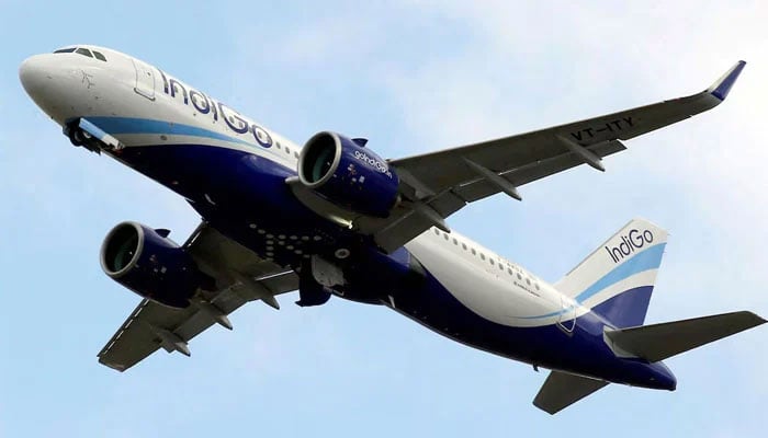 An IndiGo Airlines Airbus A320 aircraft takes off in Colomiers near Toulouse, France, October 19, 2017. — Reuters
