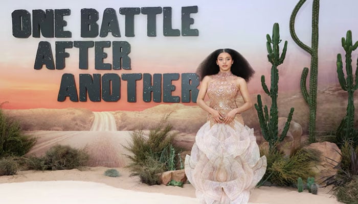 Cast member Chase Infiniti attends the London premiere for the movie One Battle After Another in London, Britain, September 16, 2025. — Reuters