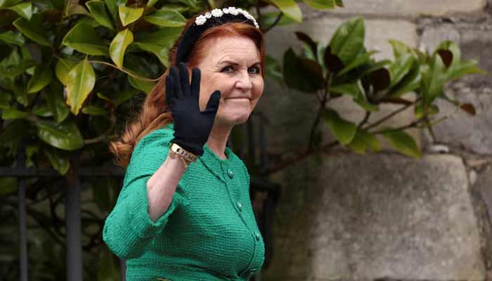 Sarah Ferguson leaves after attending the Easter Matins Service at St. Georges Chapel, Windsor Castle, Britain March 31, 2024.— Reuters/File