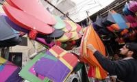 Crowds throng Lahore's kite markets ahead of Basant