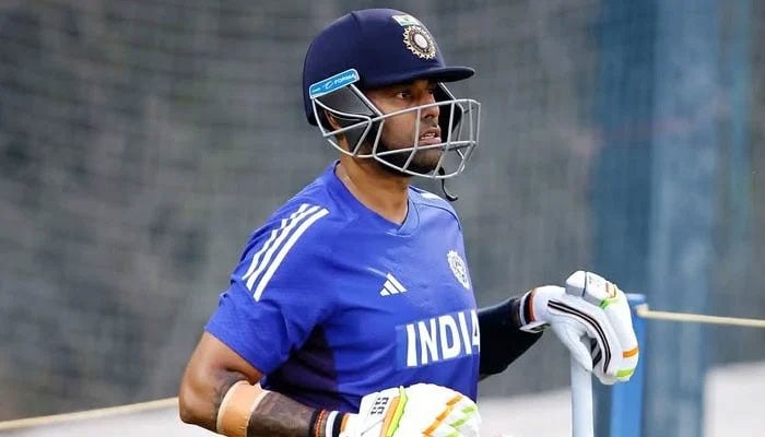 Indias captain Suryakumar Yadav during a practice session in Dubai, September 6, 2025. — AFP