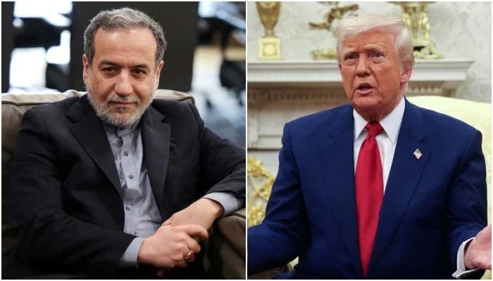 This combination of images shows Irans Foreign Minister Abbas Araqchi (left) and US President Donald Trump. — Reuters/File