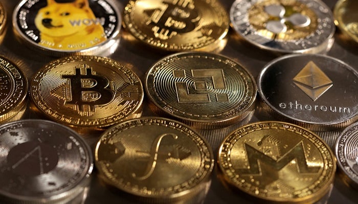 Representation of cryptocurrencies are seen in this illustration taken September 10, 2025. — Reuters