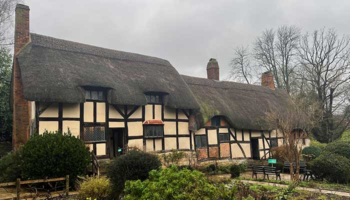 Anne Hathaways Cottage, the family home of William Shakespeares wife Anne Hathaway, in Stratford-upon-Avon, Britain, February 9, 2026. — Reuters