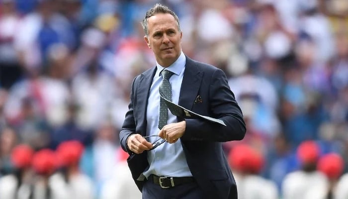 Former England captain Michael Vaughan walks on the ground before day one of the Fourth Test in the 2025/26 Ashes Series at MCG December 26, 2025 in Melbourne, Australia. — AFP