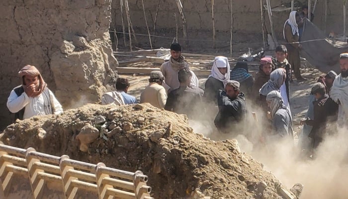 Aftermath of overnight Pakistani airstrike in Nangarhar, Afghanistan, February 22, 2026. — Reuters