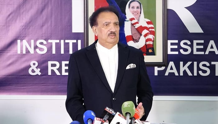 A photo of former interior minister and Pakistan Peoples Party leader Rehman Malik. —Facebook/@SenatorRehmanMalik