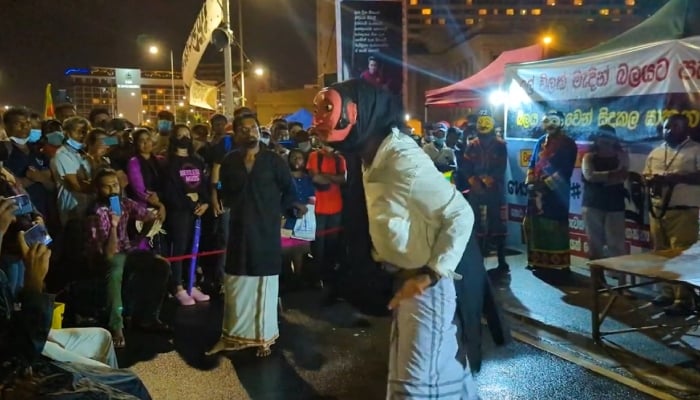 A still from Democracy in Debt: Sri Lanka Beyond the Headlines documentary. — Screengrab via YouTube/Southasia Peace Action Network