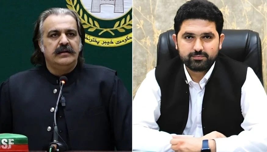 PTI leader Ali Amin Gandapur (left) and KP Chief Minister Sohail Afridi — APP/KP government/File