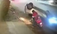VIDEO: Delivery Rider Loses Life After High-speed Collision In Karachi