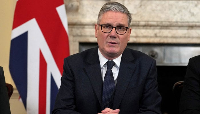 Britain’s Prime Minister Keir Starmer delivers remarks at the top of the Cabinet meeting to mark the fourth anniversary of Russias full-scale invasion of Ukraine, at Downing Street in London, Britain, February 24, 2026. — Reuters