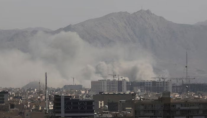 Smoke rises following an explosion, after Israel and the US launched strikes on Iran, in Tehran, Iran, February 28, 2026.— Reuters/File