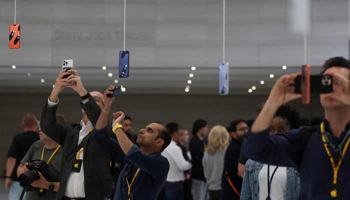 People attend an Apples event at the Steve Jobs Theater in Cupertino, California, US September 9, 2025. — Reuters/File