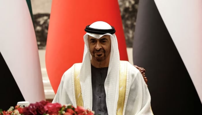 UAE President Sheikh Mohammed bin Zayed Al Nahyan attends a signing ceremony with Chinese President Xi Jinping (not pictured) at the Great Hall of the People in Beijing, China. — Reuters/File