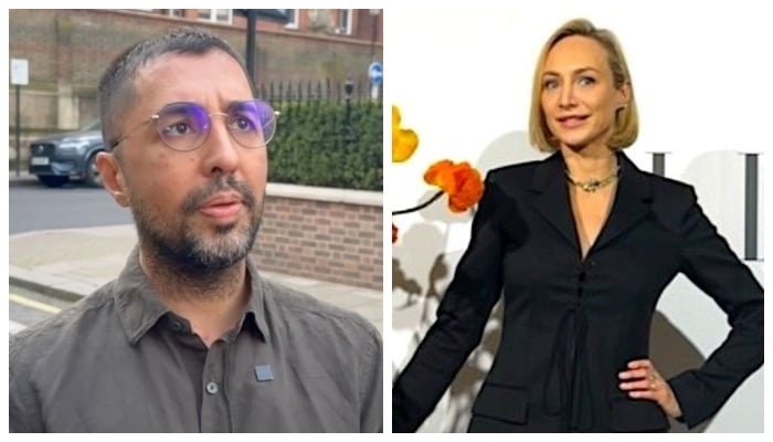 British-Indian national and Chief Patron of Jammu and Kashmir National Panthers Party (JKNPP), Ankit Love (left) and his close friend and neighbour, Lina Packeviciute, who was found dead at her home in Belgravia on March 2, 2026.— Reporter