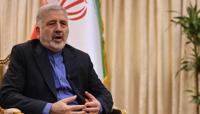 Iranian ambassador to Saudi Arabia, Alireza Enayati, speaks to AFP during an interview in Riyadh, Saudi Arabia. — AFP/File