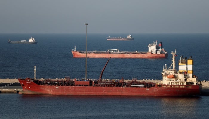 Luojiashan tanker sits anchored in Muscat, as Iran vows to close the Strait of Hormuz, amid the US-Israeli conflict with Iran, in Muscat, Oman, March 7, 2026. — Reuters