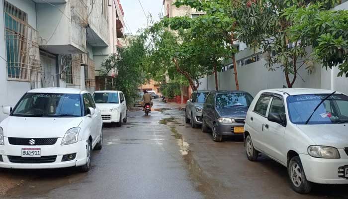 Aftermath of early morning rain in Karachi on March 21, 2026. — Thenews.pk