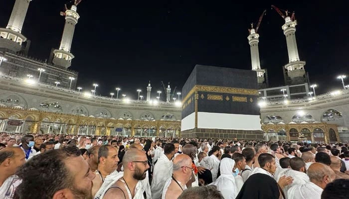 Muslim pilgrims perform Hajj at the Grand Mosque in Makkah, June 16, 2024. — Reuters