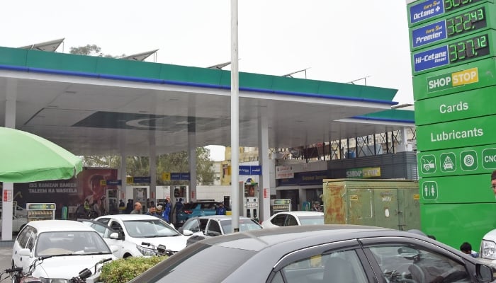 A general view of a petrol pump station in Islamabad, March 7, 2026. — Online