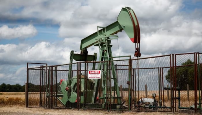 A pumpjack operates at the Vermilion Energy site in Trigueres, France, June 14, 2024. — Reuters
