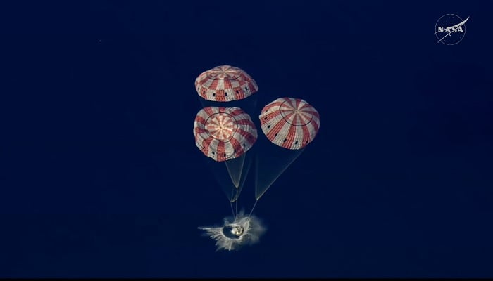 Artemis II astronauts splash down, bringing their historic 10-day mission around the Moon to an end. —X@NASA