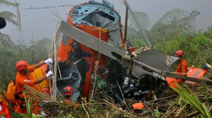 Eight people killed in helicopter crash in Indonesia's West Kalimantan