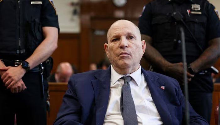 Former Hollywood film producer Harvey Weinstein appears at Manhattan Supreme Court for the start of Jury selection, in Manhattan, New York, US, April 14, 2026. — Reuters