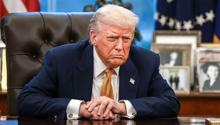 US President Donald Trump in the Oval Office in the White House in Washington, DC, US, January 14, 2026. — Reuters